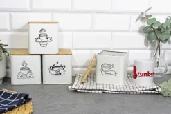 SÆT MED 4 KØKKENBEHOLDERE TIL LØSE PRODUKTER 4264 Clearance