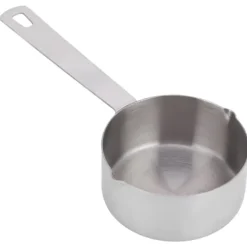 Sæt med måleskeer i rustfrit stål til bagning - 1/4 kop (60 ml) med skala - Køkkenudstyr Hot