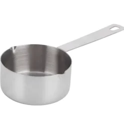 Sæt med måleskeer i rustfrit stål til bagning - 1/4 kop (60 ml) med skala - Køkkenudstyr Hot