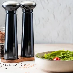 Sæt med peber- og saltkrydderimøller KLAUSBERG KB-7705 sort saltkværn Online