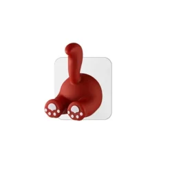 Opbevaringskroge & Hylder>Söta tecknade djursvansväggskrokar Multifunktionella klibbkrokar för att hänga tandborste Dusch Hemväggsarrangör