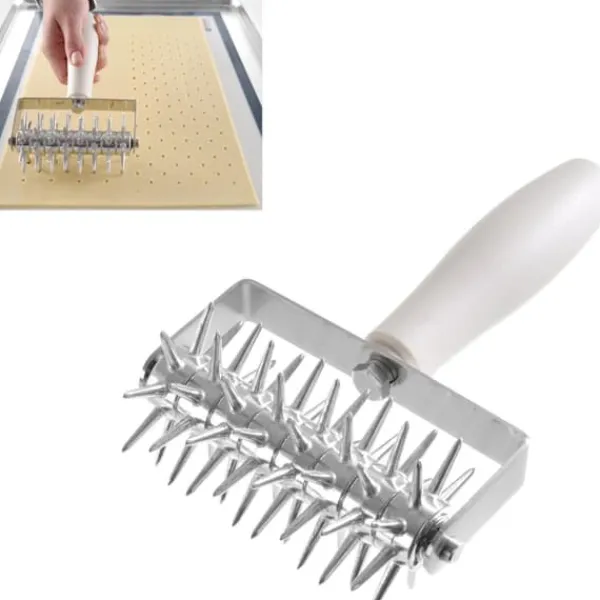 Tilbehør Til Kageruller>Stansevalse, dejprikkerulle Profi Line STÅL 140x210mm - HENDI 515143