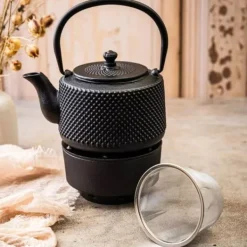 STØBEJRNSKANDE 0,8L MED FILTER OG VARMERE KINGHOFF KH-1847 Best