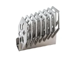 Stilfuld holder til glasbrikker i rustfrit stål til moderne hjem Model 1 Hot