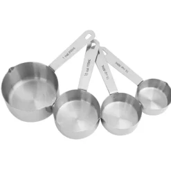 stk./sæt rustfrit stål målebægre skeer service køkken bageværktøj New