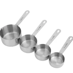 stk./sæt rustfrit stål målebægre skeer service køkken bageværktøj New