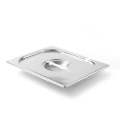 Skålelåg>Stållåg til GN Kitchen Line med udskæring til GN 1/4 øse - Hendi 806951