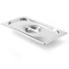 Skålelåg>Stållåg til GN Kitchen Line med udskæring til GN 1/3 slev - Hendi 806944
