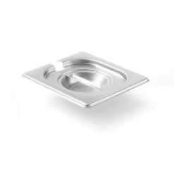 Skålelåg>Stållåg til GN Kitchen Line med udskæring til GN 1/6 øse - Hendi 806968