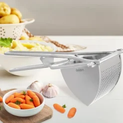 Stålpresse til presning af kartofler, ost, frugt, dumplings, puré, stærk Best