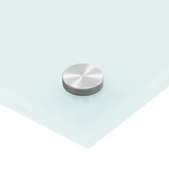 Stænkplade 80x40 cm - Hærdet glas til køkken | Farve: Hvid | Størrelse: 80x40 cm Online