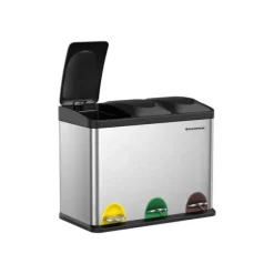 Stor affaldsseparator 45 liter (3 x 15 L) - 60 x 48 x 33 cm Discount