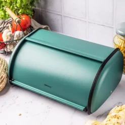 Stor stålbrødspand 44cm matgrøn KINGHOFF KH-1867 Sale