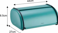 Stor stålbrødspand 44cm matgrøn KINGHOFF KH-1867 Sale