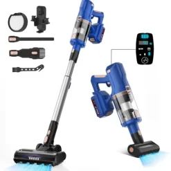 Håndstøvsugere>Støvsuger, Kraftig Sugeevne, Lang Batterilevetid,EU, Blå