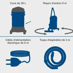 Støvsuger Scheppach 30 L Sale