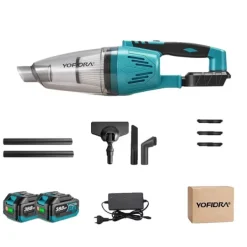 Støvsuger, trådløs, høj sugeevne,2 Batteri Discount