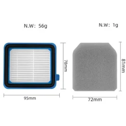 Støvsugerfilter Electrolux Q-series Q6-8 WQ61/WQ71/WQ81 1-pak. Clearance