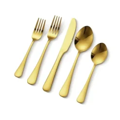 100-Stykke Sølvtøjssæt, Rustfrit Stål Bestik, Bestikredskaber til 20 Personen