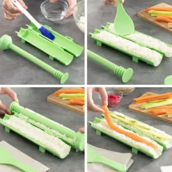 Sushi-sæt med opskrifter Suzooka InnovaGoods 3 Dele