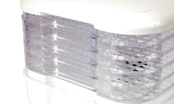 Dehydratorer>Svampe-, frugt- og grøntsagstørretumbler 250 W, med justerbare bakker