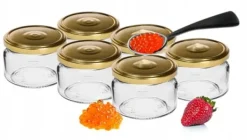 Honningkrukker>Syltetøjsglas med låg 6 stk. 200 ml