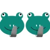 Opbevaringskroge & Hylder>Tatkraft, Frogs - Selvklæbende Knager, 2-pack
