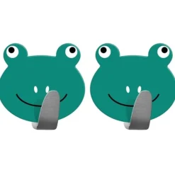Opbevaringskroge & Hylder>Tatkraft, Frogs - Selvklæbende Knager, 2-pack