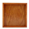 Tebakke i massivt træ - perfekt til servering af kaffe, sushi og snacks i caféer og restauranter - 20*20 cm Online