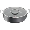 Tefal Gryder, Stegepander Og Kasseroller>Jamie Oliver Cook's Classics HA-gryde med glaslåg 30 cm/5,4 L, sort