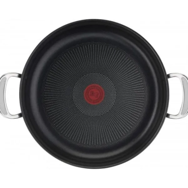 Tefal Gryder, Stegepander Og Kasseroller>Jamie Oliver Cook's Classics HA-gryde med glaslåg 30 cm/5,4 L, sort