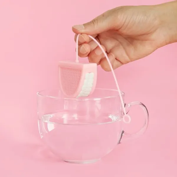 TEI INFUSER Falske tænder TIL GAVE Sjov til en kop Outlet