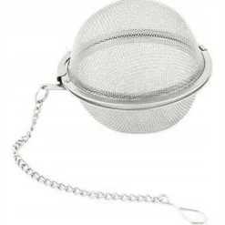 Tefiltre>Te-infuser i rustfrit stål med kæde 4,5 cm