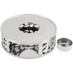 Kopvarmer>Tekandevarmer i rustfrit stål med ventilationshuldesign, hul tekandevarmer til hjemmet, uregelmæssigt hul