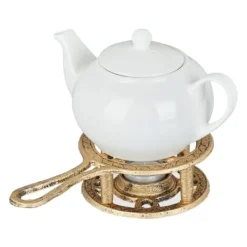 Tekandevarmer, 5x22x12 cm, Guld Outlet