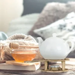 Tekandevarmer, 5x22x12 cm, Guld Outlet