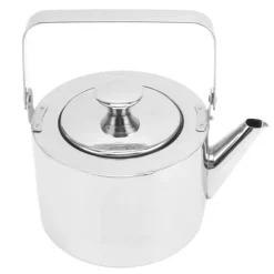 Te-kedel med si, fløjtende tekande i rustfrit stål, ergonomisk håndtag, 1,3L
