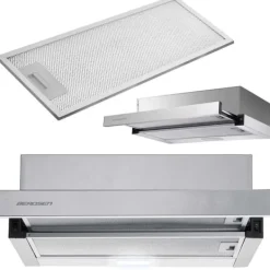 Emhætter>Teleskopisk emhætte 50 cm Inox BT-233