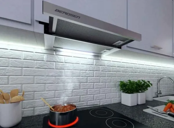 Emhætter>Teleskopisk emhætte 50 cm Inox BT-233