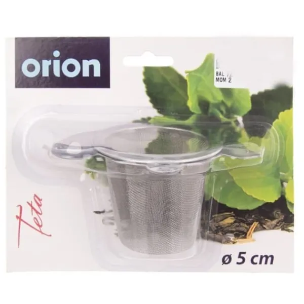 Tefiltre>Te-si i stål til en kop 10x7,5x5,5 cm ORION 143840