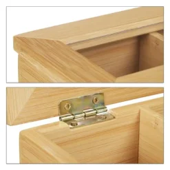 Teæske, Bambus, 9x44x9 cm, Natur Clearance