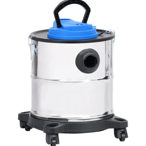 The Living Store askestøvsuger med HEPA-filter 1200 W 20 l rustfrit stål - Vand– & støvsugere Clearance