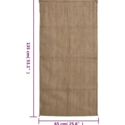 The Living Store jutesække 30 stk. 65x135 cm 100 % jute 340 g/m2 - Kufferter & tasker Online