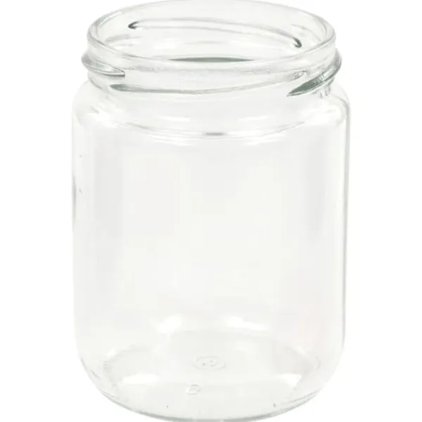 Honningkrukker>The Living Store syltetøjsglas 48 stk. med hvide og røde låg 230 ml - Honningkrukker