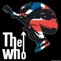 Bordskånere Til Glas>The Who Single Cork Coaster: Townshend Leap