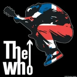 Bordskånere Til Glas>The Who Single Cork Coaster: Townshend Leap