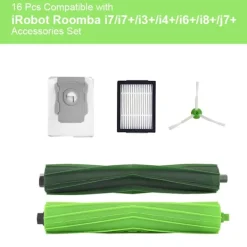 Støvsugertilbehør>Tilbehør iRobot Roomba i7/i7+/i3+/i4+/i6+/i8+/j7+ 16 dele