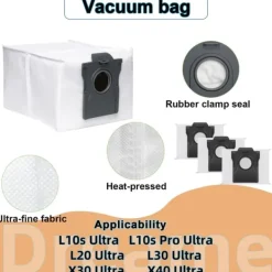 Tilbehør til Dreame X40 Ultra/L40 Ultra Robotstøvsuger