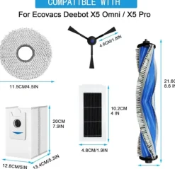 Tilbehør til Ecovacs Deebot X5 Omni / X5 Pro robotstøvsuger Sale