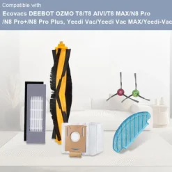 Tilbehør til robotstøvsuger Ecovacs DEEBOT OZMO T8/T8 AIVI/T8 MAX/N8 Pro/N8 Pro+/N8 Pro Plus, Yeedi Vac/Yeedi Vac MAX/Yeedi-Vac Online